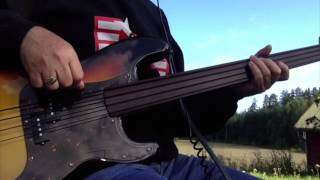 The Clash- Car Jamming Bass cover