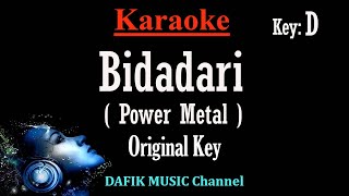 Download lagu Bidadari (Karaoke) Power Metal Nada Asli/ Original key D mp3