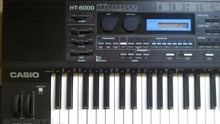Video thumbnail for Casio HT-6000 Demo (a few custom patches) by GJC Synths
