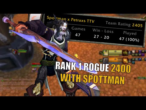 Petraxs - Rank 1 Rogue - Classic TBC Arena PVP - Feral Rogue