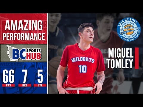 Miguel Tomley Dropping 66 Points in Bronze Medal Game