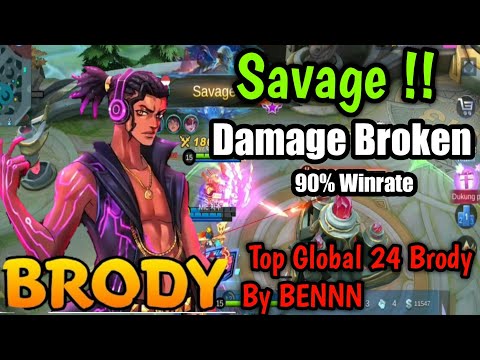 Savage ! Super Aggressive Game Play - Top Global 24 Brody By BENNN