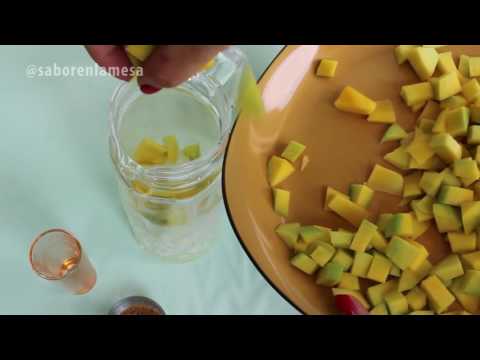 Receta. Limonada de mango biche.