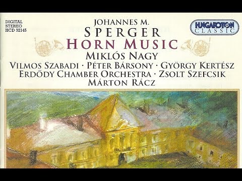 Sperger: Concerto for Horn in D major 1st mov. Miklós Nagy - horn