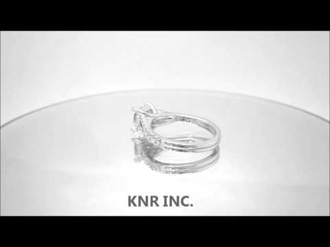 CUSHION CUT DIAMOND ENGAGEMENT RING SPLIT BAND 1.75CTW - KNR INC - 171.1