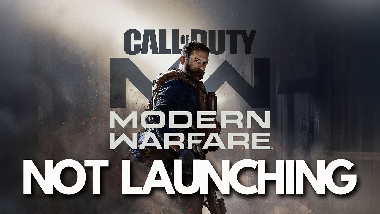 COD Modern Warfare 2019 Not Launching/Not Loading/Black Screen Steam PC FIX🎮🔥
