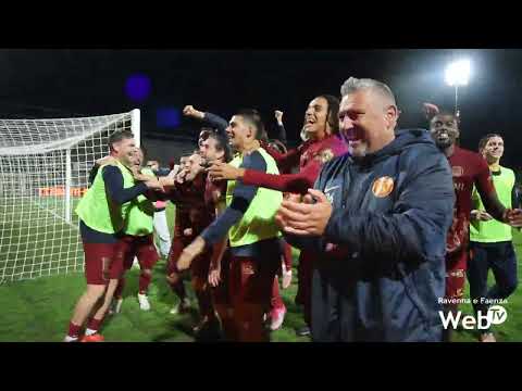 Calcio: Okaka-show, il Ravenna non si ferma più Ascoli ko all’88’. I festeggiamenti a fine partita