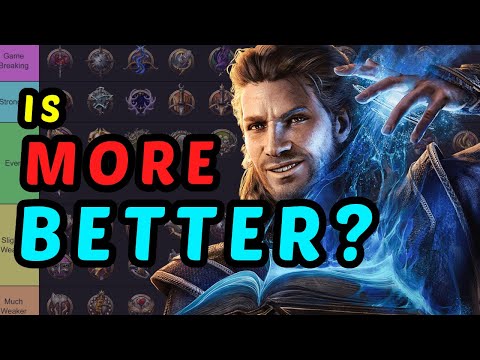 MULTI-CHARACTER TIER LIST - Which Classes Get Better In Multiples? - BG3 Honour Mode Build Guide