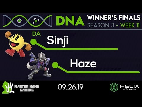 DNA S3:W11 - DA | Sinji (Pac Man) Vs. Haze (Wolf) - W Finals