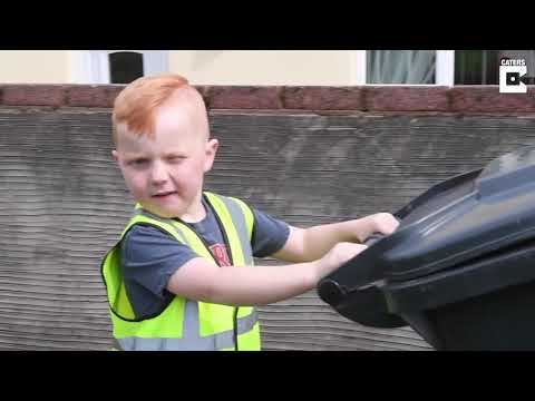 Young Boy Wants To Becomes Bin Man