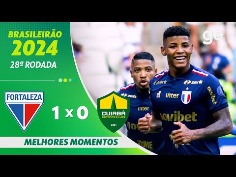Gols e lances de Fortaleza x Cuiabá