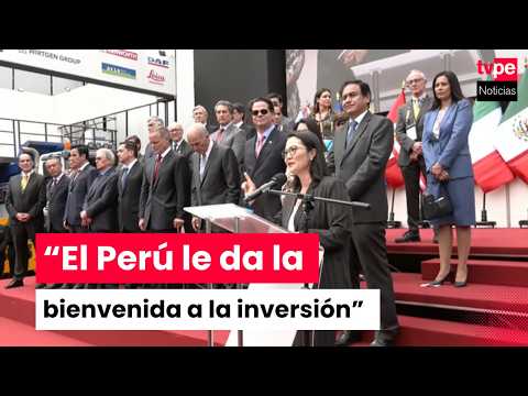Presidenta Fujimori inaugura Expomina 2026 y destaca potencial minero del Perú
