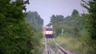 preview picture of video 'Greek Railways Macedonia - IC AEG to Fotolivos station'