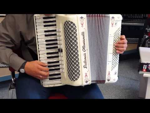 Akkordeon Akkordeon Klangprobe Piatanesi Ottavianelli 37/96/11/3/IV Musette, mit Strass
