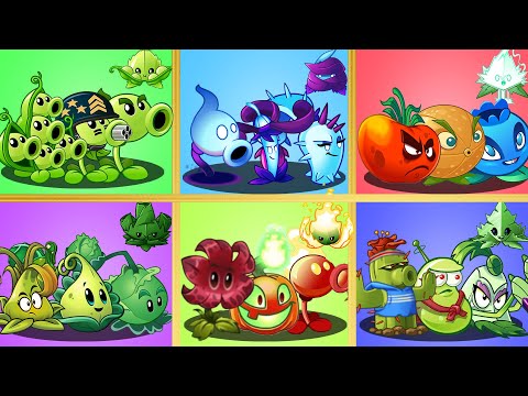 Pvz 2 Challenge - Random 6 Best Team Plants & Mint - Which Team Plant 's Best ？