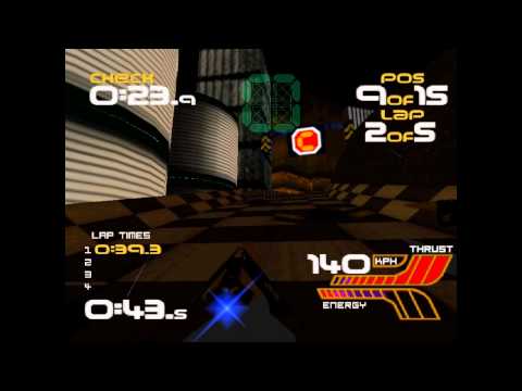 Wipeout 2097 - gameplay part 22 - Spilskinanke - Phantom class