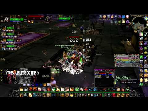 The vanilla Dream Tankadin with Ret spec - Scholomance