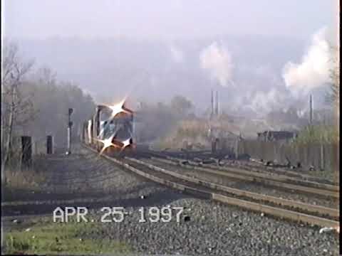 199704 01 Conrail CSX DH CP NS Norristown Swedeland Bridgeport Woodlane Geometry Train