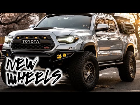 New Wider Wheels for the Cement Tacoma!