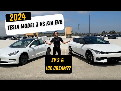Vanilla vs. Chunky Monkey: Kia EV6 vs Tesla Model 3 Showdown! | Patterson Autos