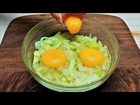 Just fry the eggs and cabbage this way and the result will be delicious! New recipe