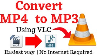 How to convert MP4 videos to MP3(Simplest way) | Change video to Audio using VCL Media Player (Easy)