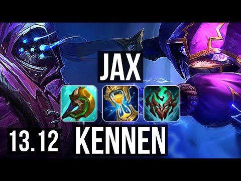 JAX vs KENNEN (TOP) | 10/0/4, Legendary, 300+ games | KR Master | 13.12