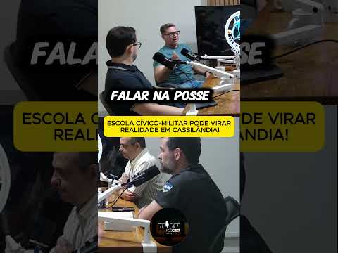 ESCOLA CÍVICO MILITAR PODE VIRAR REALIDADE EM CASSILÂNDIA!
