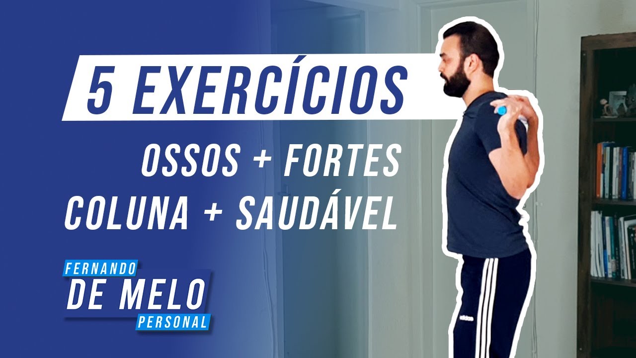 5 EXERCÍCIOS PARA OSTEOPOROSE NA COLUNA
