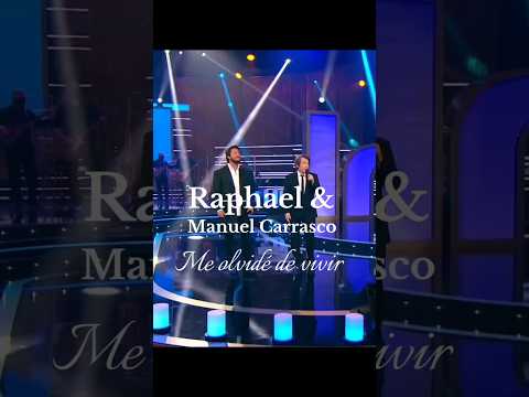 Raphael y Manuel Carrasco "Me olvidé de vivir" #Raphael #manuelcarrasco #covers #musica #music
