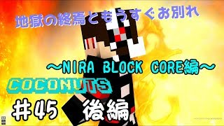 【Minecraft 実況】ココナッツクラフト　Part45後編(NIRA BLOCK CORE編Part30後編)