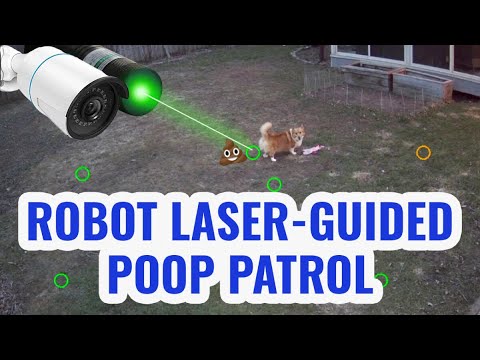 Laser-guided dog poop spotter - Raspberry Pi