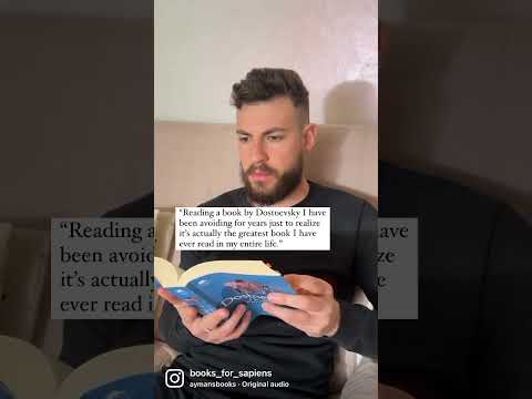 Reading a Book by Dostoevsky...