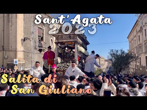 SANT’AGATA 2023 | STREPITOSA SALITA DI SAN GIULIANO 2023 | CATANIA