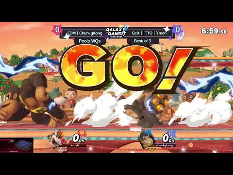 GGxC 4 - GcX TTO Ymeh (Bowser) Vs. EDM ChunkyKong (DonkeyKong) - Pools: Winners Quarters