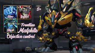 No smite no problemo Mecha Malphite Black Chroma Toplane gameplay