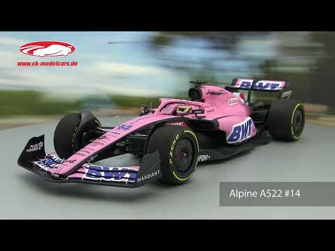 Minichamps 1:18 Fernando Alonso Alpine A522 #14 Bahrain GP Minichamps 1:18 Fernando Alonso Alpine A522 #14 Bahrain GP