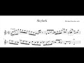Michael Brecker " Skylark" Solo Transcription