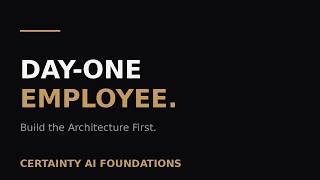 The Day-One Employee: How I Actually Set Up My AI