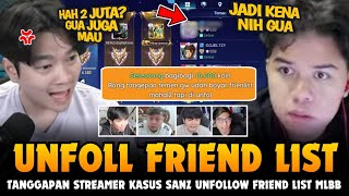 Download lagu BAYAR MAHAL TAPI DI UNFOLL? TANGGAPAN STREAMER KASUS ONIC SANZ UNFOLLOW VIEWERS DI FRIEND LIST MLBB! mp3