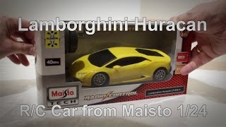 Lamborghini Huracan Rc Model 1/24 von Maisto - Unboxing - Was ist alles dabei!