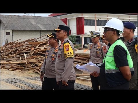 KAPOLDA KALTIM TINJAU PEMBANGUNAN DI POLRES PPU