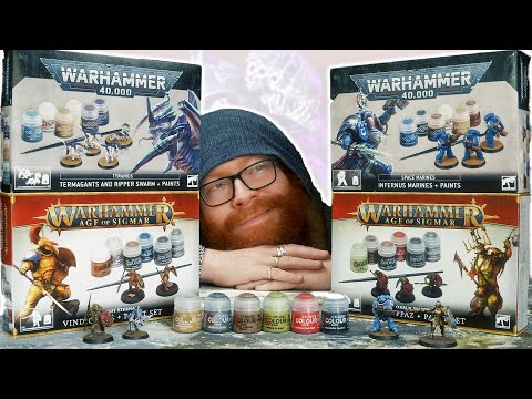 Painting WARHAMMER With Nothing But BEGINNER PAINTS