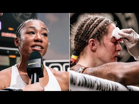 Alycia Baumgardner vs Delfine Persoon fight highlights