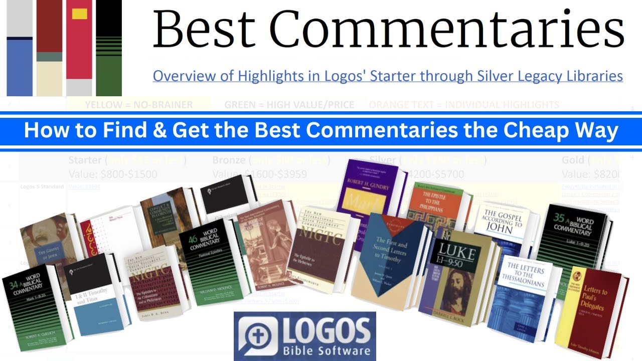 How to Get the Best Bible Commentaries in Logos Bible Software
