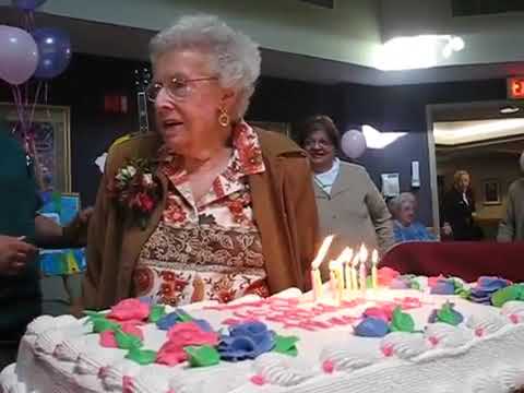 Grandma Krug 100th Birthday Cake