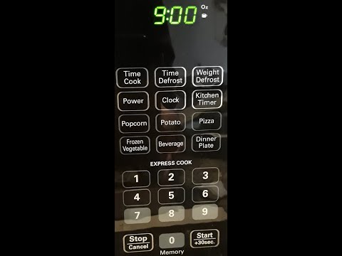 Setting Clock on the Westbend Microwave