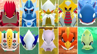 Pokémon Mystery Dungeon Wii HD - All Bosses (English)