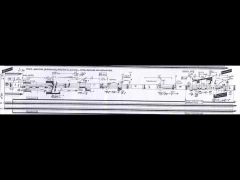 Brian Ferneyhough - Time and Motion Study II (w/ score) (for cello and electronics) (1973-76)