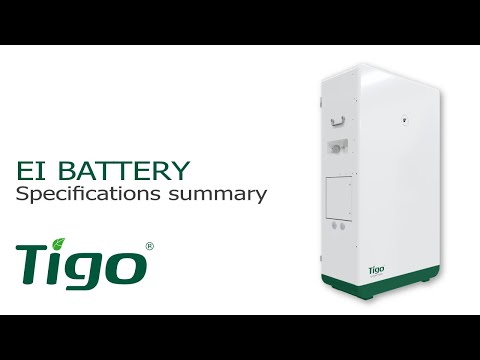 Tigo EI Battery Specifications